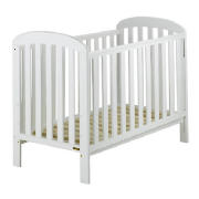 East Coast Anna Pure White Finish Drop Side Cot