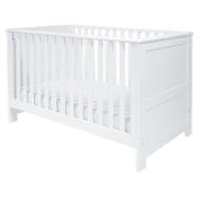 EAST Coast Boston Cot Bed, White