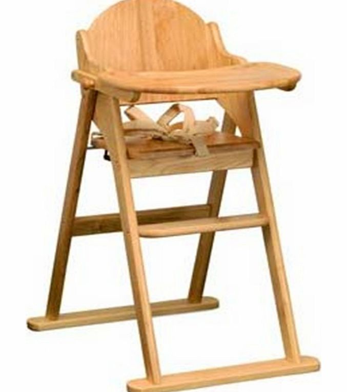 East Coast Folding Wooden Highchair Natural 2014