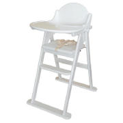 Coast White Folding Highchair