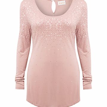 East Sequin Jersey Top