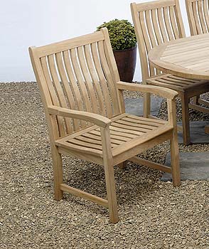 Suffolk Teak Dining Armchair (GF005)