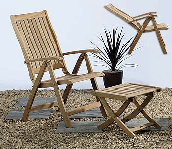 Eastward Suffolk Teak Recliner (GF003)