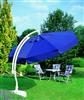 Easy Sun 350 Cantilever Parasol: 3.5mtr Diameter - Anthracite Frame / Blue Canopy