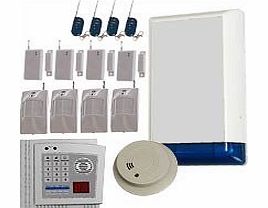 easyalarms Burglar Alarm System with Integrated Fire Alert, Autodial Feature