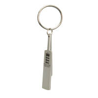 ECB Cricket Bat Bottle Opener Keyring.