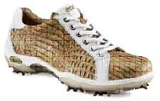 Ecco Golf Ecco Casual Pitch Ladies Golf Shoe Desert/White