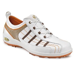 Ecco Golf Ecco Grip Ribbon Ladies Golf Shoe White/Sand/Earth