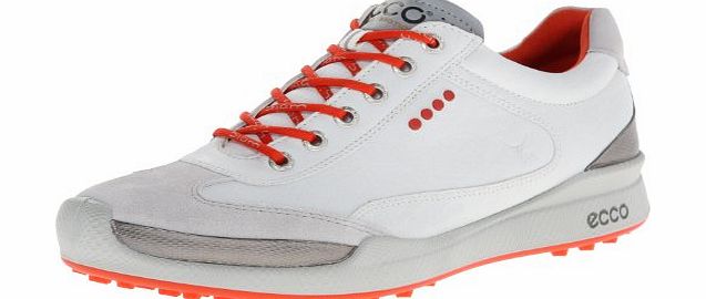 ECCO Mens Biom Golf Hybrid, White/Fire, Size 44