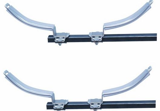 - Roof Rack Oval Shaped Split V Bars for Kayaks, Canoes or Boat Transportation