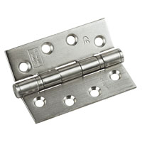 ECLIPSE Fire Door Hinge Grade 13 Satin 102 x 76mm Pack of 3