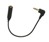 eco-air 2.5 mm To 3.5mm AUDIO HEADPHONE JACK ADAPTOR (BLACK)