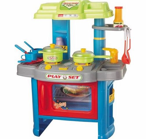 Eddy Toys Children kitchen play set kids cooking role pretend playset boys girls toys games