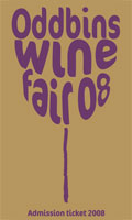 Edinburgh Wine Fair Ticket Saturday 25th October 2008