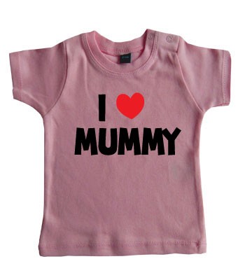 I LOVE MUMMY T-SHIRT