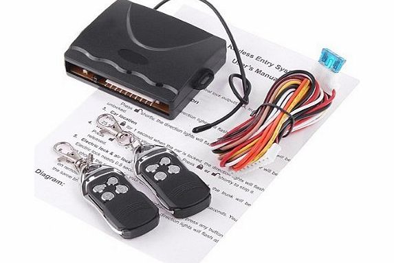 TM) Entry Door with Remote Controllers Lock Locking Kit System Car Keyless Remote Control Keyless +eFutures nice Keyring