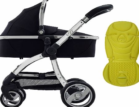 egg Pram Mirror/Gotham Black With Citrus Lemon