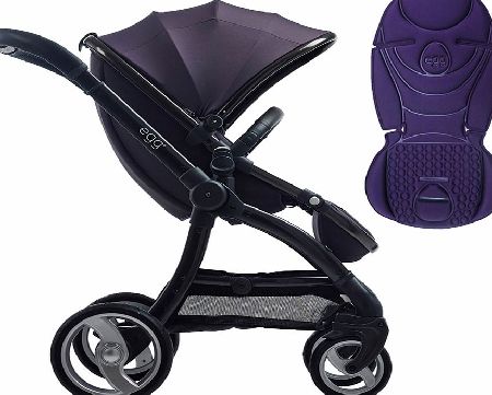 egg Stroller Gunmetal/Storm Grey With Deep