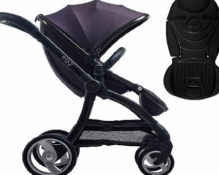 egg Stroller Gunmetal/Storm Grey With Jet Black