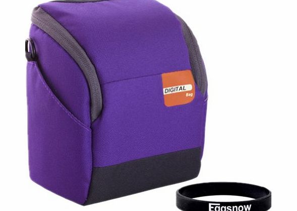 Eggsnow Nylon Compact System Camera Case Bag for Sony NEX-7/6/5T/5R/3N Olympus E-P5/PL6/P3/PL3 Panasonic etc