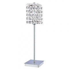 Eglo Lighting Pyton Chrome and Crystal Table Light