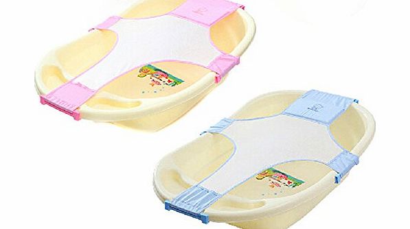 EJY Newborn Bath Seat Bathing Adjustable Baby Bathtub Safety Bath Net Bed Support Bath Accessories