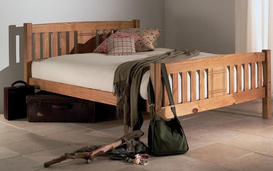 Elan Sedna Wooden Bedstead, King Size, Regatta