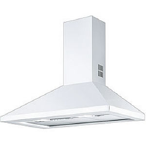 EFC90001W 90cm Chimney Hood in White