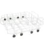 Electrolux Grey Lower Dishwasher Basket with Wheels