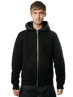 Quilted Zip Hoody