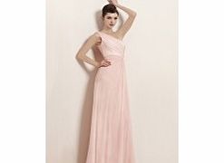 Elegant One Shoulder Sleeveless Stretch satin