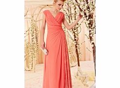 Elegant V-neck Sleeveless Stretch satin Evening