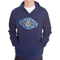 Boys Fold Hoody - Dress Blue