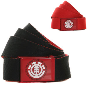 Lockup Reversible web belt - Black/Red