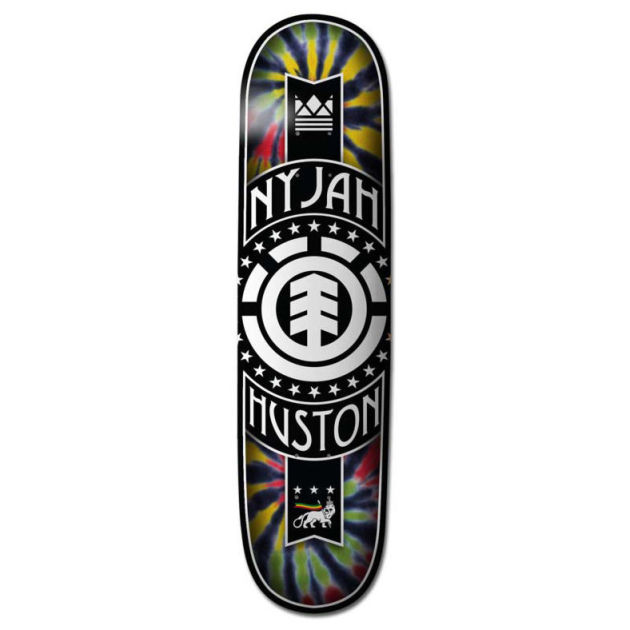 Element Mens Element Nyjah Rasta Logo 8.0 Deck