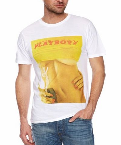 Pb Boob Logo Mens T-Shirt White Large