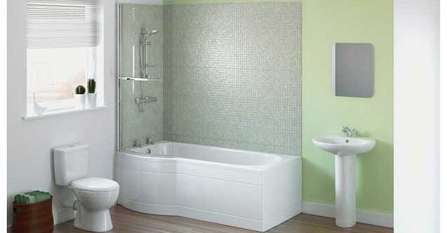 Eliana Maple Showerbath Suite inc. Ash Taps -