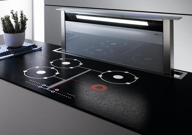 Elica ADAGIO GME2 SS 88cm Downdraft Hood in