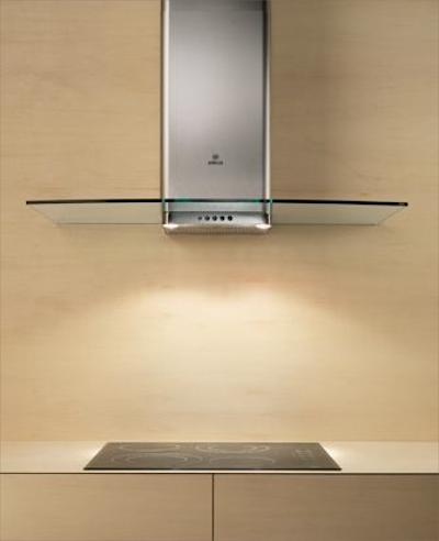 Elica GLACIER100RM 100cm Chimney Hood in Glass