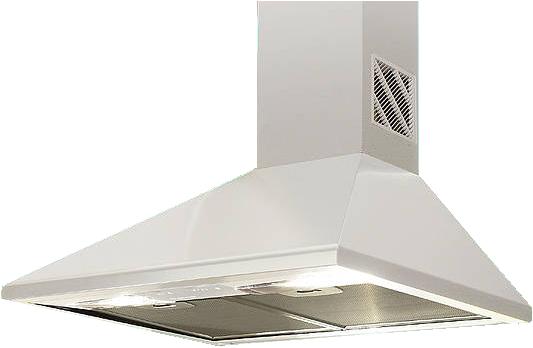 TAMAYA 60cm Chimney Hood in White