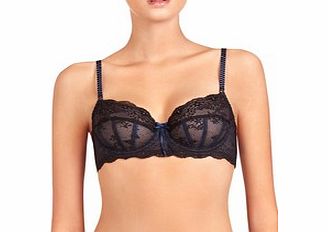 Elle Macpherson Dentelle black and navy underwire bra