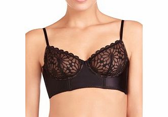 Elle Macpherson Dune black underwire longline bra