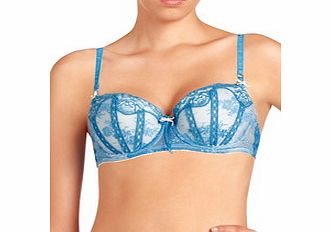 Elle Macpherson French Flavour blue contour bra