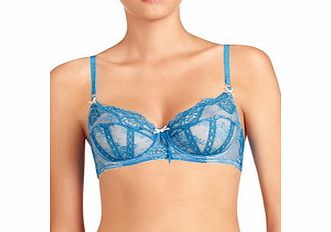 Elle Macpherson French Flavour blue underwire bra