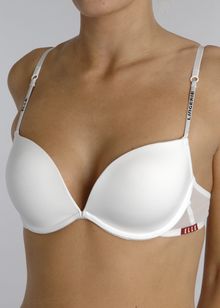 Serenity padded plunge racer back bra