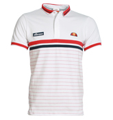 Ellesse Argentiere White Polo Shirt