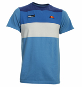 Ellesse Barker Blue Stripe T-Shirt