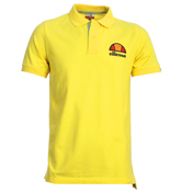 Ellesse Servado Aspen Gold Pique Polo Shirt