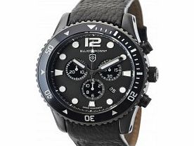 Elliot Brown Mens Black Bloxworth Chronograph