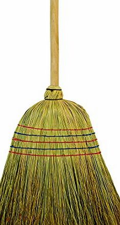 Elliott 1-Piece large Wooden American Style Corn Broom